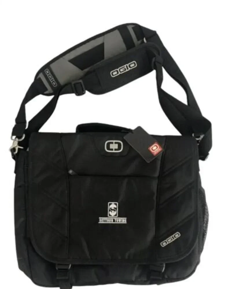 Ogio Large Laptop Briefcase Padded Adjustable Strap 3 Compartment Settoon Towing